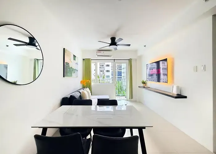 Spacious 2br Living Rm Shore Res Near Naia Moa Max 8 Pax Aparthotel